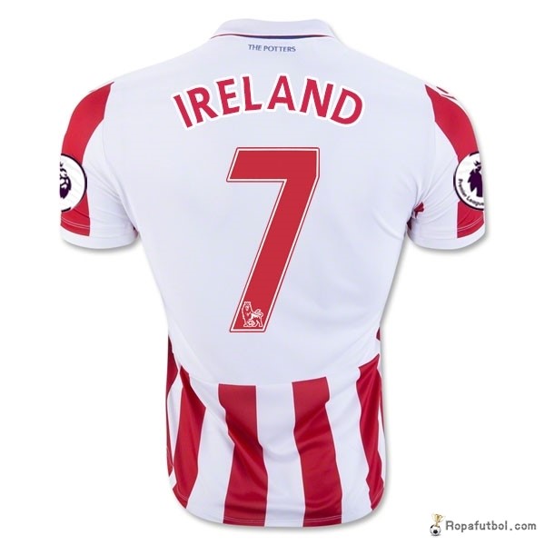 Camiseta Stoke City Replica Primera Ropa Ireland 2016/17 Rojo